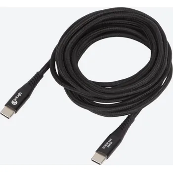 Datový kabel Nabíjecí a datový kabel USB-C na USB-C černý 3m