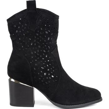 Dámská sportovní obuv Černé kovbojky na sloupku NS526P-B Velikost: 40