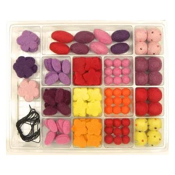 Velká sada - vánoční a velikonoční plstěné polotovary (Velká sada - vánoční a velikonoční plstěné polotovary)