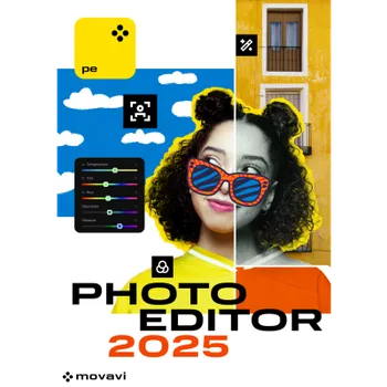 Grafický software Movavi Photo Editor 2025 pro Windows, čeština do programu