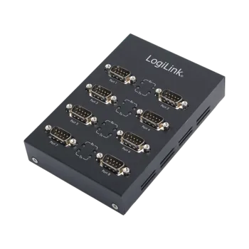 Elektrická zásuvka LOGILINK Konvertor USB 2.0 D-Sub 9pin vidlice x8,USB B zásuvka