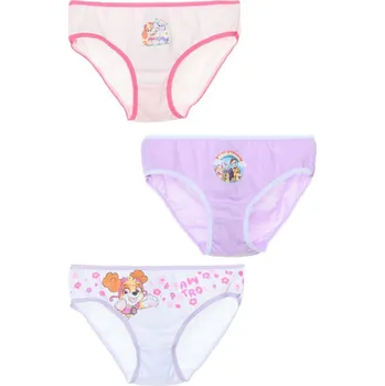 Kalhotky Set 3 dívčích bavlněných kalhotek Paw Patrol Velikost: 108