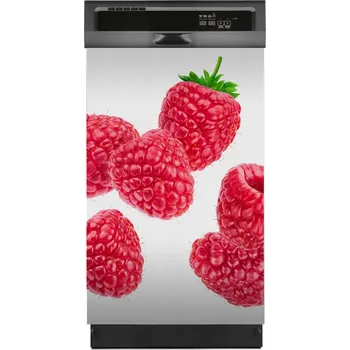 Obraz Dekorativní fotomata na myčku Násyp malin 45x70 cm