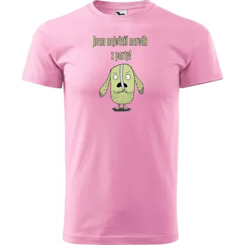 Pánské tričko DOBRÝ TRIKO Pánské tričko Největší NERVÁK Velikost: M, Barva: Růžová