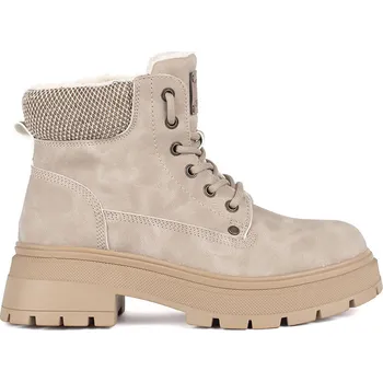 Dámská treková obuv Světle béžové zateplené kotníkové dámské traperky GD-TL61BE Velikost: 39