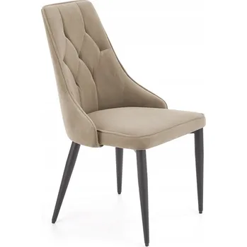 Jídelní židle Židle Luxury4Home béžový velur 1 ks