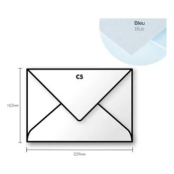 Obálka Papírová obálka Pollen C5 162x229mm – Blue (Papírová obálka Pollen C5 162x229mm – Blue)
