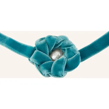 Kabelka Bettina Scharrer Sametový Choker, petrolejová