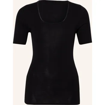 Schiesser Dámské Tričko Luxury, černá, 48