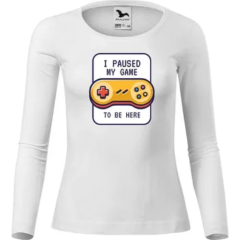 Dámské tričko DOBRÝ TRIKO Dámské bavlněné triko To be here Velikost: 3XL, Barva: Bílá