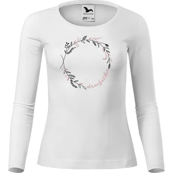 Dámské tričko DOBRÝ TRIKO Dámské bavlněné triko Družička kruh Velikost: 3XL, Barva: Bílá