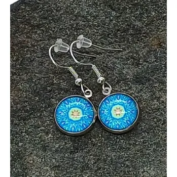 Náušnice Náušnice "Modré nebe" - 12mm