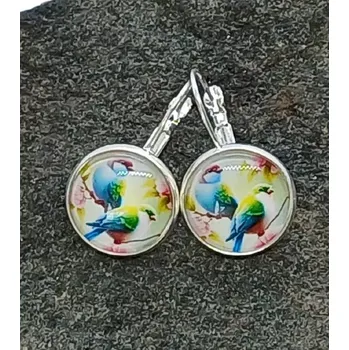 Náušnice Náušnice "Tropický zpěv" - 16mm