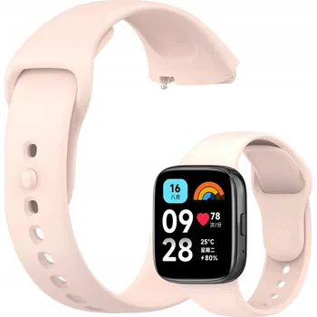 Příslušenství k chytrým hodinkám ŘEMÍNEK PRO HODINKY CHYTRÉ HODINKY XIAOMI REDMI WATCH 3 LITE / ACTIVE RŮŽOVÝ ŘEMÍNEK