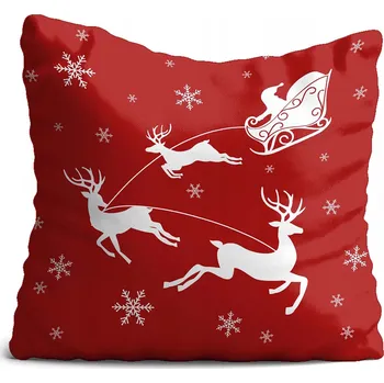 Povlak na dekorativní polštářek Povlak na polštář Vánoční Dárek Vánoce