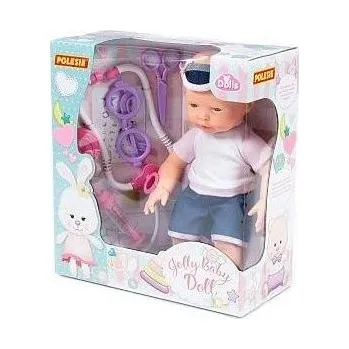 ostatní stavebnice Panenka Veselá 35 cm s dudlíkem a sadou Doktor, 4 ks. /+3 ****