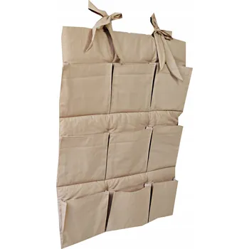 ORGANIZÉR NA POSTÝLKU, ZÁSOBNÍK, KAPSY, PŘIVAZOVACÍ K POSTÝLCE BAVLNA