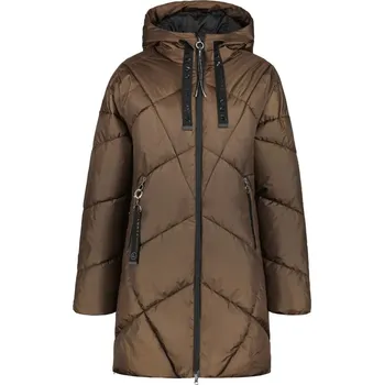 Dámský kabát Luhta Antby W 232436405L 180 - brown 46