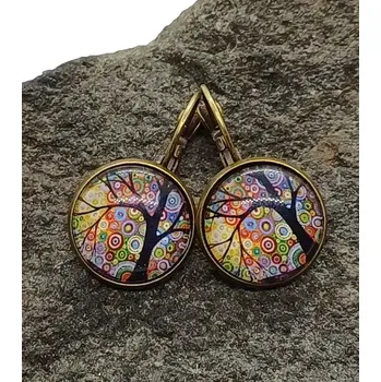 Náušnice Náušnice "Stromy radosti" - 16mm