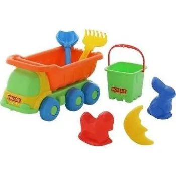 ostatní stavebnice Sada na písek č. 270: Auto Květa sklápěčka, Kbelíček /+1 ****