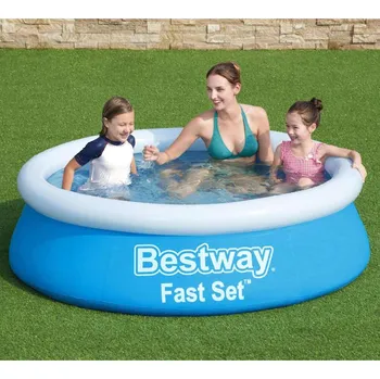 Bazén Bestway Nafukovací bazén Fast Set s příslušenstvím 183 x 51 cm modrý