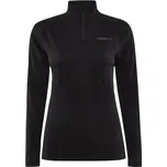 Běžecké tričko CRAFT ADV Wool Merino HZ - černé Velikost textilu: XS