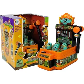 Desková hra LEAN Toys Hit Zombie Hammer Orange Sound