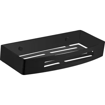 Drátěná police Omnires Uni koupelnový košík černá UN10331BL