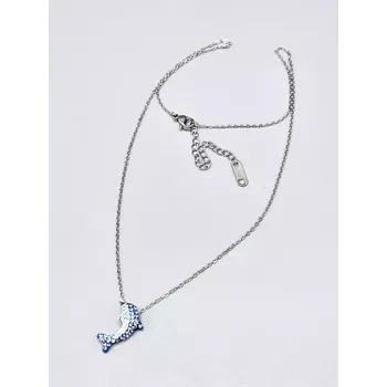 Náhrdelník Ocelový náhrdelník - Delfín zdobený