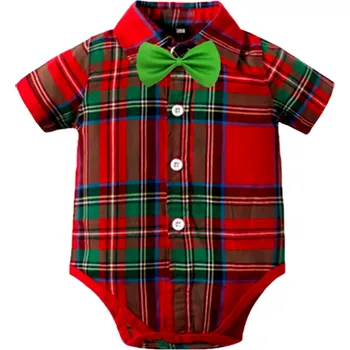 Kojenecké body košile, 3-24 měsíců Varianta: Červeno-zelená (KB6016), Velikost: 12M