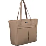 Béžová shopper kabelka na zip Peterson PTN CTY-09 Velikost: ONE SIZE