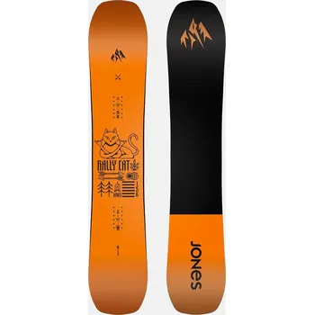 Snowboard JONES snowboard - Rally Cat Black (BLACK) velikost: 154