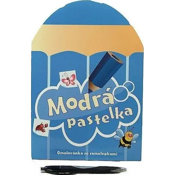 Kresba Omalovánky pastelka - modrá