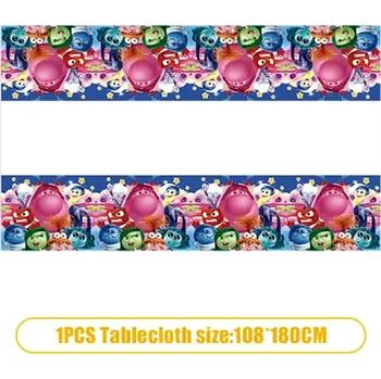 Dětský míč Disney Narozeninová party dekorace s motivem V hlavě 2 (Inside Out 2) Varianta: 1x ubrus