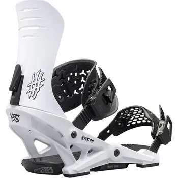 Vázání na snowboard YES vázání - Ipo White (WHITE) velikost: L