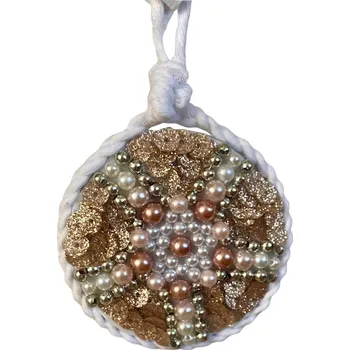 Vánoční dekorace Vánoční ozdoba - pink decoration 5