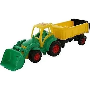 ostatní stavebnice Traktor Šampion s lopatou a přívěsem /+1 ****