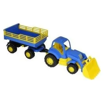 ostatní stavebnice Machr - traktor s přívěsem č.2 a lžící /+1 ****