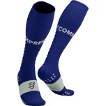 Kompresní podkolenky Compressport Full Socks Run - Dazz Blue/Sugar Velikost: EU 35-38