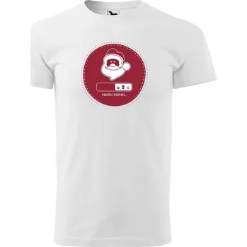 Pánské tričko DOBRÝ TRIKO Pánské tričko s potiskem Vánoční načítání Velikost: XL, Barva: Růžová