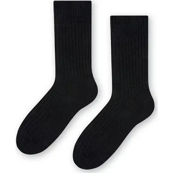 Dámské ponožky Černé vlněné ponožky Art.044 CR006, BLACK Velikost: 41/43