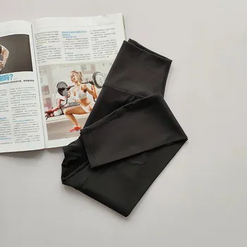 Dámské legíny Dámské legíny na yogu s vysokým pasem Barva: Černá, Velikost: M