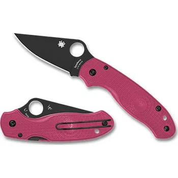 kapesní nůž Spyderco Para 3, zavírací nůž s klipem, růžový C223PPNBK