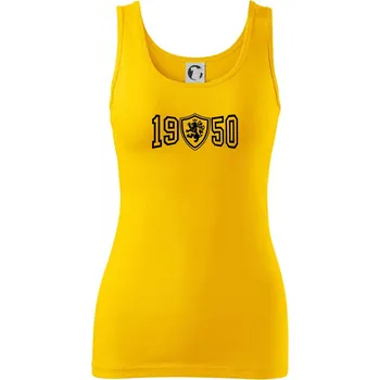 Dámské tričko Narozeninový motiv - znak - 1950 - Dámské tílko - XL ( Žlutá )