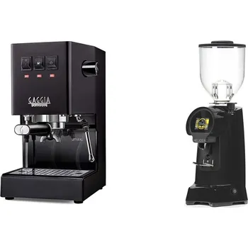 Kávovar Gaggia Classic E24, black + Eureka Helios 75, black