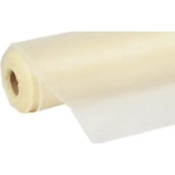 Galanterie Organza třpytivá, barva -ŠAMPAŇ, 12 cm, 9,1 metrů, 1 kus