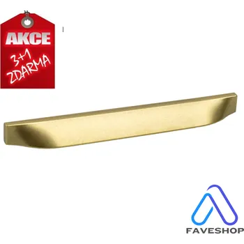 Nábytek TULIP Úchytka Acri 160 zlatá matná
