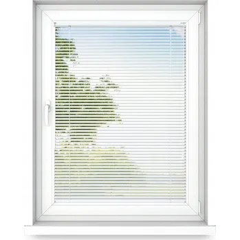 Žaluzie Dřevěná žaluzie ve skandinávském stylu 25mm 80x140cm