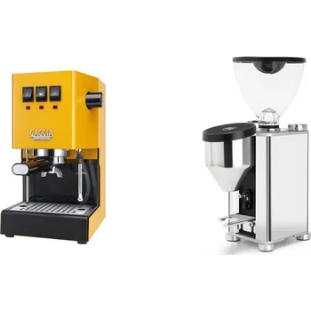 Kávovar Gaggia Classic E24 BC, yellow + Rocket Espresso GIANNINO,…
