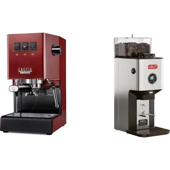 Kávovar Gaggia Classic E24 BC, red + Lelit William PL72
